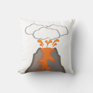Volcano Throw Pillow