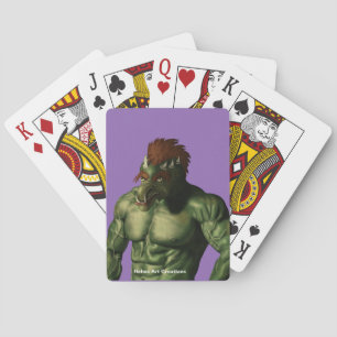 Volcano Troll Vacation Portrait Fantasy Art Cards