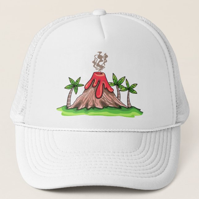 Volcano Trucker Hat (Front)