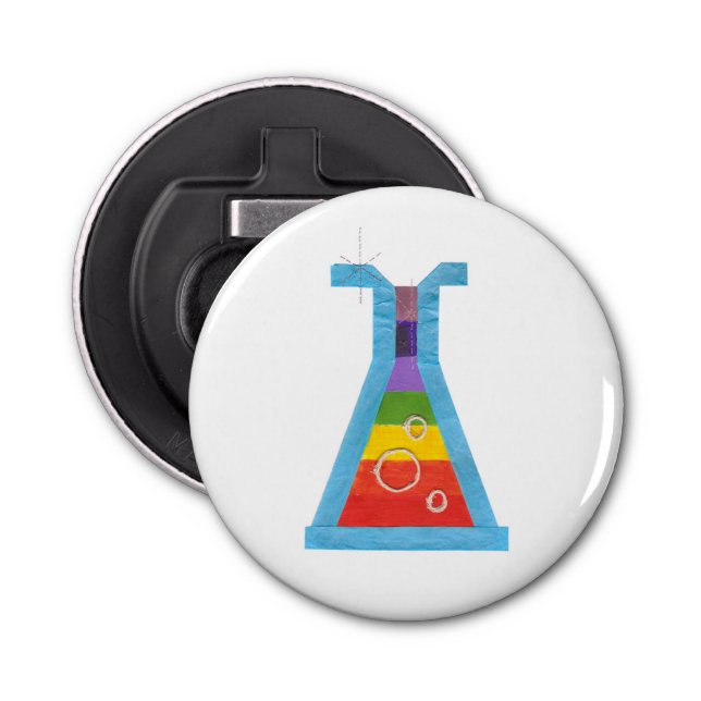 Volcano Vial Magnet Bottle Opener (Front)