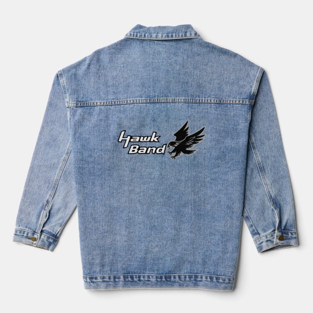 Volcano Vista Hawk Band with Hawj Denim Jacket (Back)