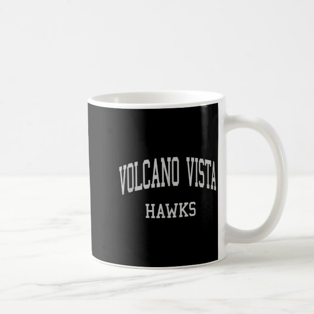 Volcano Vista High School Hs Albuquerque Nm Retro  Coffee Mug (Right)