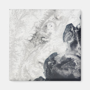 Volcanoes in central Kamchatka Peninsula Magnet