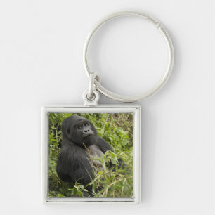 Volcanoes National Park, Mountain Gorilla Keychain