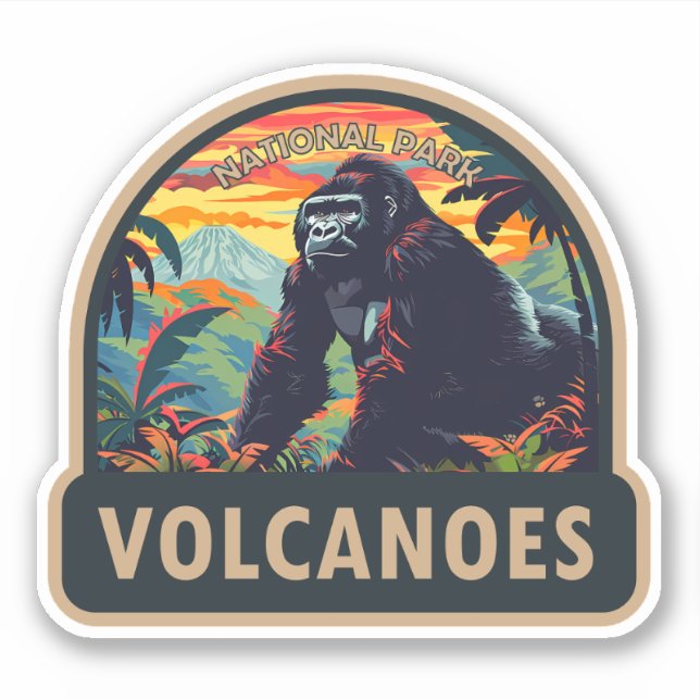 Volcanoes National Park Mountain Gorilla Travel (Front)