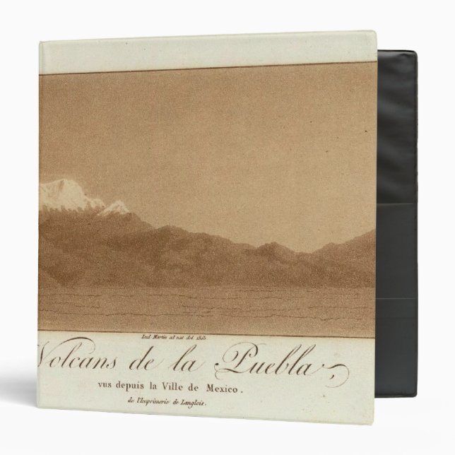 Volcanos from Mexico City Binder (Front/Inside)