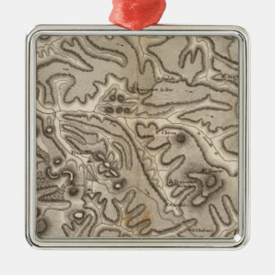 Volcans Haute Loire Metal Ornament