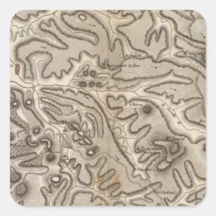 Volcans Haute Loire Square Sticker