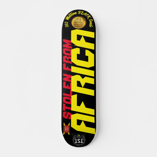 VOLÉ DE AFRIQUE 2023 7 3/4" Skateboard Deck (Devant)