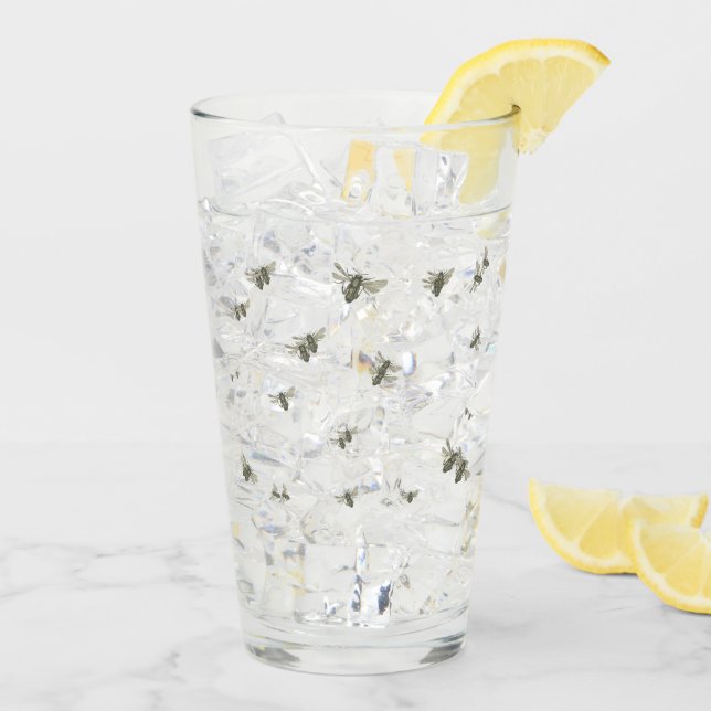 Voler Verre de bière couvert Trick Vos amis Mouche (Dos glace)