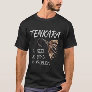 Volet noir Tenkara Voler T-Shirts de pêche Non Bob