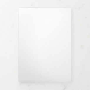 Volets Carte de lettre pliée en trois