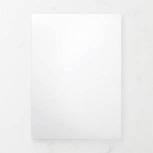 Volets Carte pliante à trois lettres de 5 po x 7 po