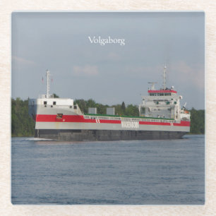 Volgaborg glass coaster