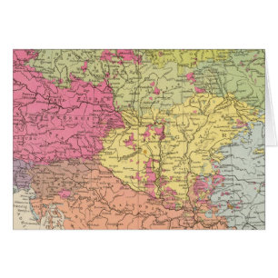 Volkerkarte v Oesterreich Ungarn, Austria Hungary