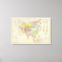 Volkerkarte von Asien - Map of Asia