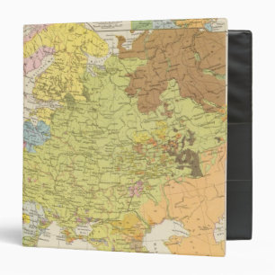 Volkerkarte von Russland - Map of Russia Binder