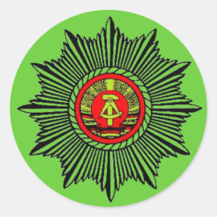 Volkspolizei Classic Round Sticker