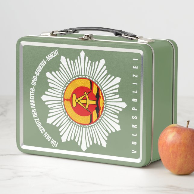 VOLKSPOLIZEI METAL LUNCH BOX (In Situ)