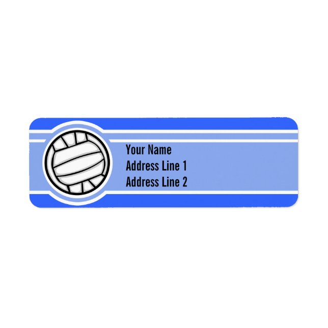 Volley-ball ; Bleu (Devant)