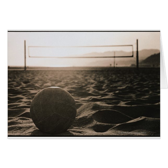 Volley-ball dans le sable (Devant horizontal)