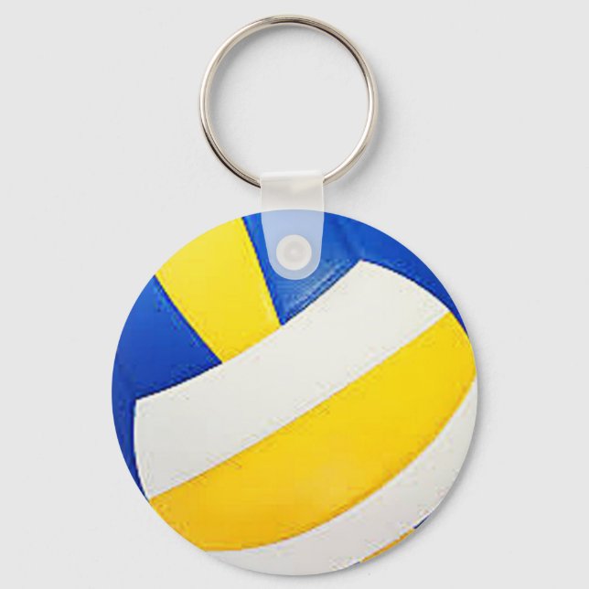 "Volley Ball" design gifts and products Keychain (Front)