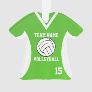 Volley-ball Sport Jersey vert avec photo