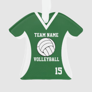 Volley-ball Sport Jersey vert avec photo