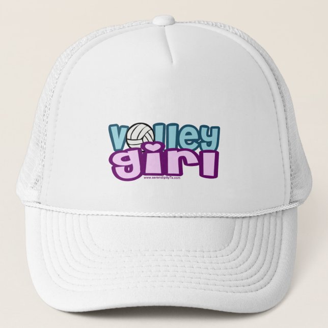 Volley Girl Trucker Hat (Front)