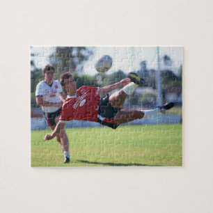Volley kick jigsaw puzzle