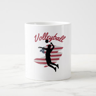 Volley Pride Top Large Coffee Mug