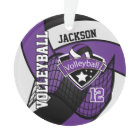 Volley violet, noir et blanc 🏐