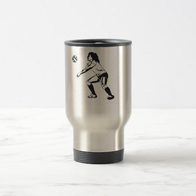 VOLLEYBALL #1 TRAVEL MUG (Center)