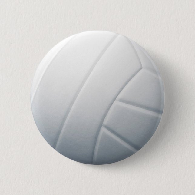 volleyball 2 inch round button (Front)