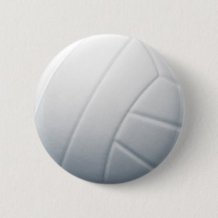volleyball 2 inch round button
