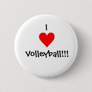 Volleyball 2 Inch Round Button
