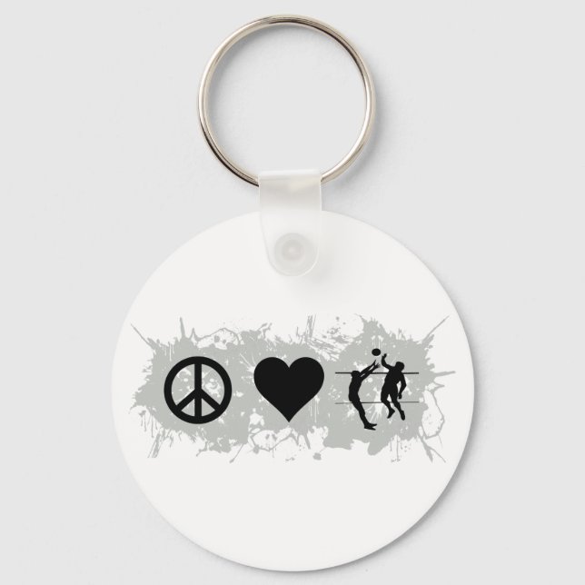 Volleyball 2 keychain (Front)