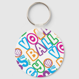 Volleyball 365 Days A Year Keychain