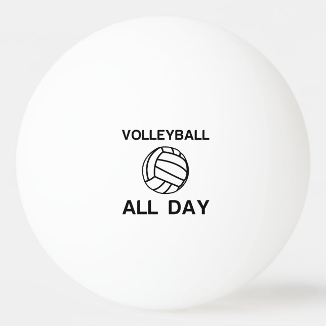 Volleyball all day ping pong ball (Front)