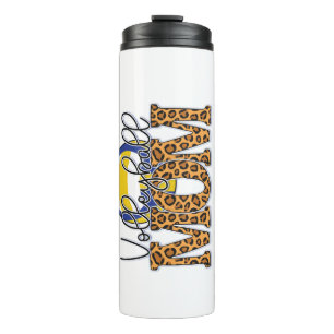 Volleyball and Football Mom Mom Mother's Thermal Tumbler