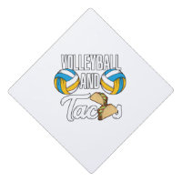Volleyball And Tacos Fast Food Sports Gift