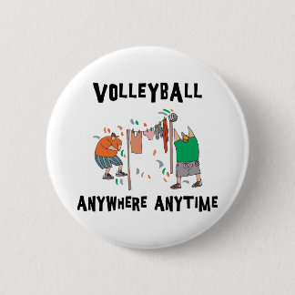 Volleyball AnyWhere Anytime 2 Inch Round Button