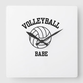Volleyball Art Wall Clock