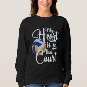 Volleyball Beach Volleyball Indoor Volleyball Midd Sweatshirt