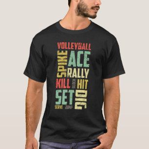 Volleyball Beach Volleyball Indoor Volleyball Midd T-Shirt