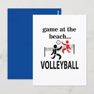 Volleyball Beach Volleyball Postcard