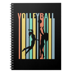 Volleyball Beachvolleyball Retro Notebook