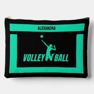 Volleyball Birthday Gift, Volleyball Player Girl,  Accessory Pouch