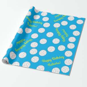 Volleyball Birthday Party Wrapping Paper