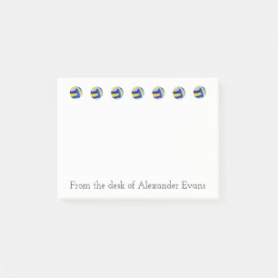 Volleyball Border Post-it Notes
